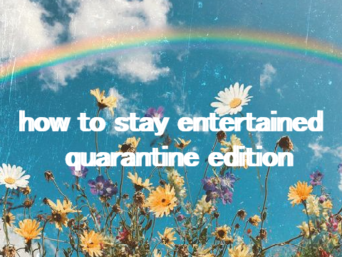 how to stay entertained in quarantine