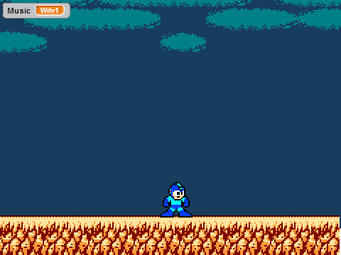 mega man pixelated smash bros graphics