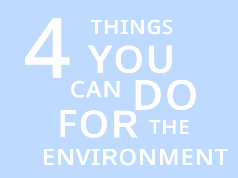 Four Things for the Environment