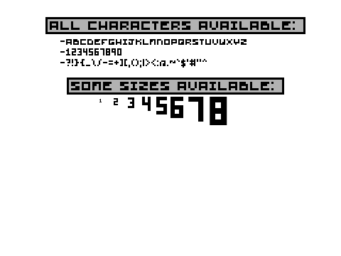 Pixel Text Engine