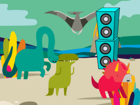 dino dance party