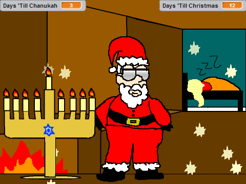 Chanukah and Christmas Countdown