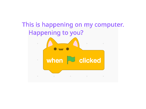 CAT WHEN CLICKED BLOCK!