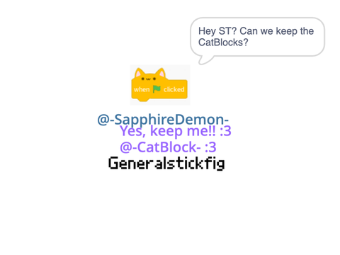 Sign if the catblocks should stay :D remix remix