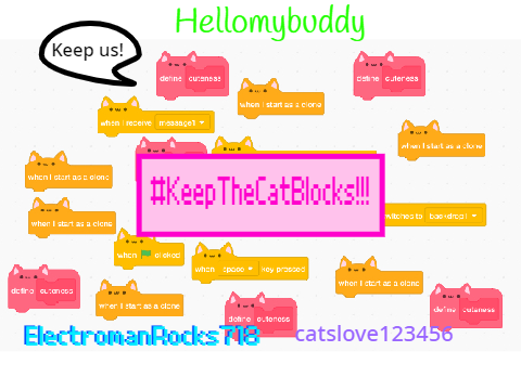 #KeepTheCatBlocks!!! - A Petition remix of a remix