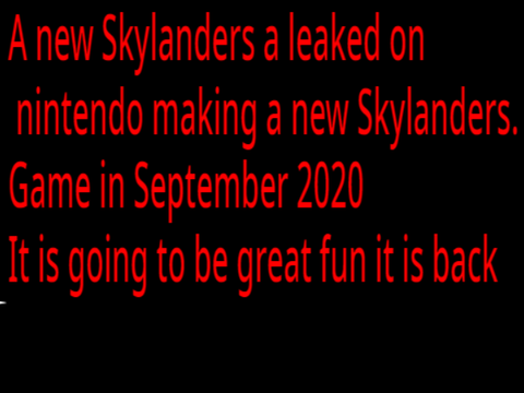 Skylanders 2020 leaked Game