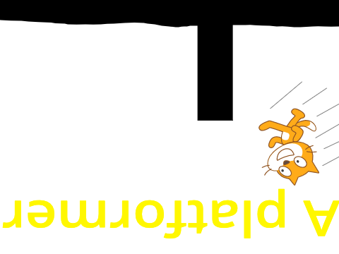 An uʍop ǝpısdn platformer