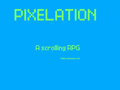 pixelation a scrolling RPG Beta