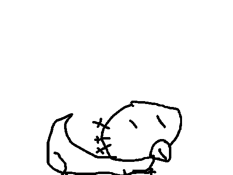 Axolotl tounge animation