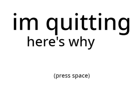 quitting