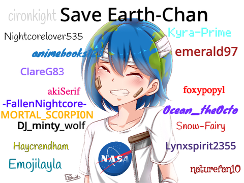 Sign if you want to save Earth-Chan!  1 Of The Million Remixes remix remix remix remix