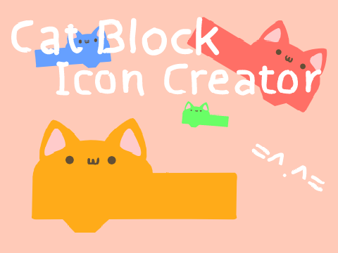 Cat Block Icon Creator =^.^=