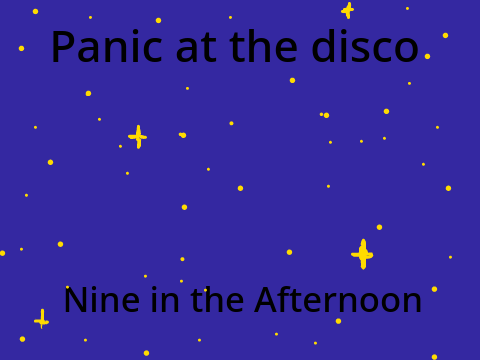 Nine in the Afternoon-Panic! at the Disco