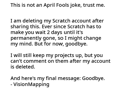 goodbye.