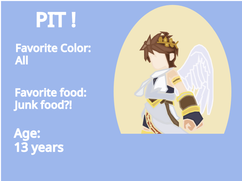 Introducing Pit! (Kid Icarus)