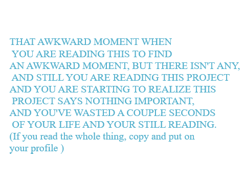 Ummm......Awkward