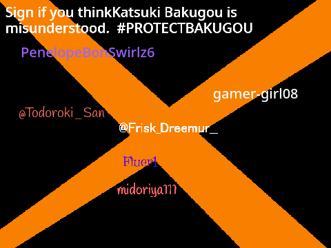 Sign if you think Bakugou is misunderstood