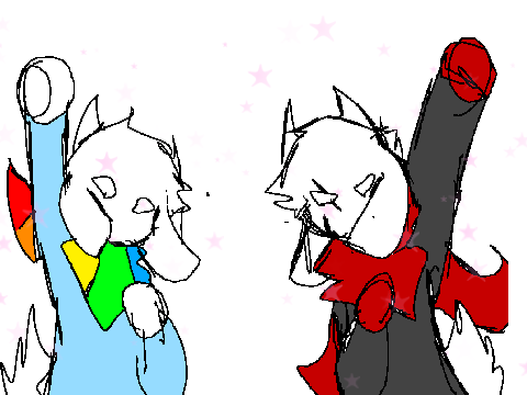 both fluffy bois dance to histrousle