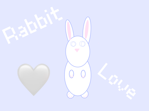 My art contest entry: Rabbit Love 