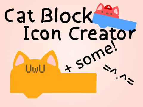 Cat Block Icon Maker 64luver. =^.^= 