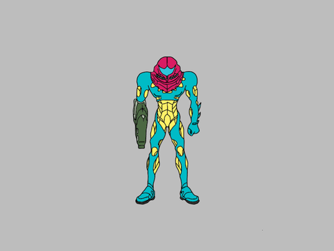 Metroid Fusion Samus Sprite HD