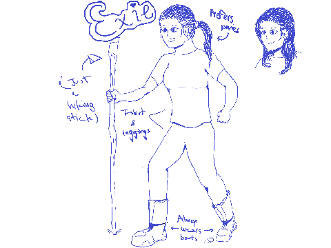Exie - 1st Complete OC design
