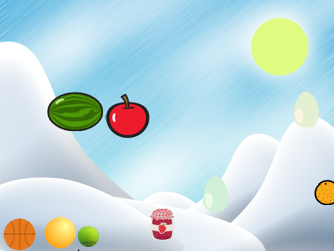flying fruit !