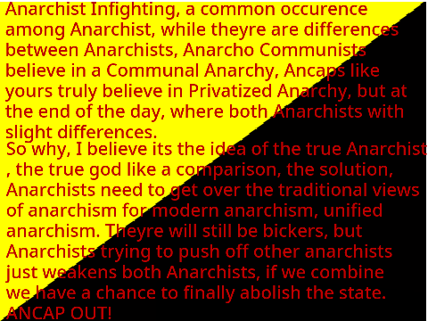 Ancap Talks EP 2 Anarchist Infighting