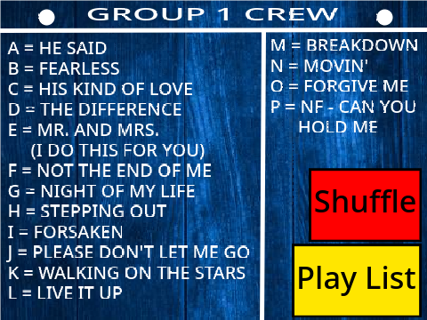 Group 1 Crew Playlist with bonus NF song 