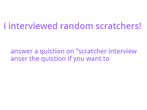 I interviewed random scratchers
