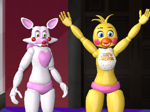 when Toy Chica hears her song