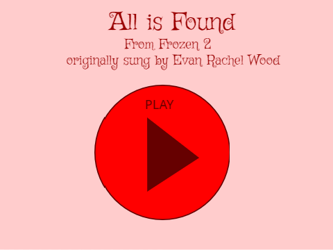 All is Found -- Frozen 2