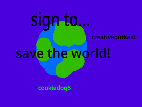 sign to save the world! remix