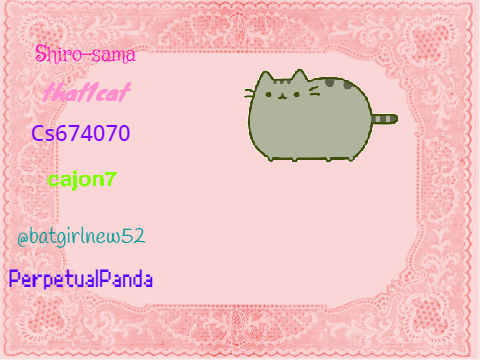Sign if you luv Pusheen cat, remix remix remix!