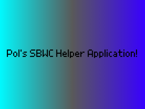 SBWC - Helper Sign Up