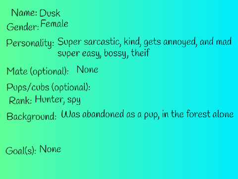Wolf RP ~Dusk~
