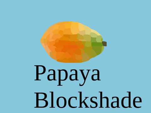 Papaya Blockshade