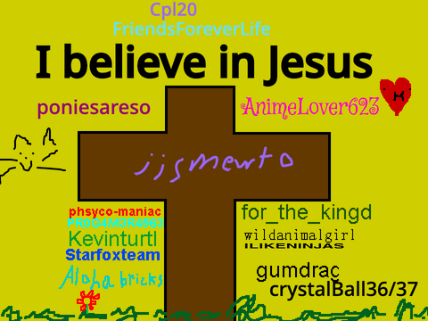 Sign Your Username If You Believe In Jesus [remix] remix