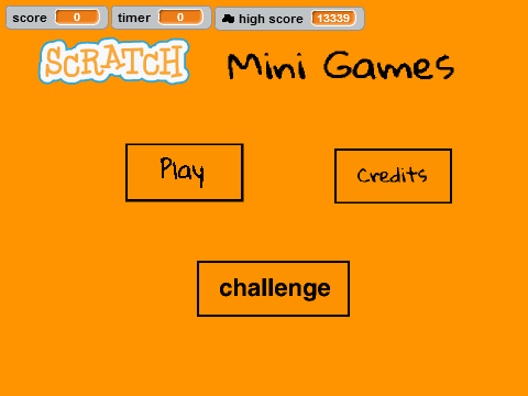 Scratch Minigames + challenge