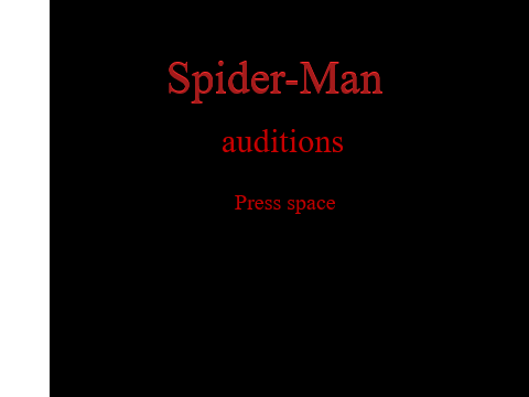 Spider-Man Auditions