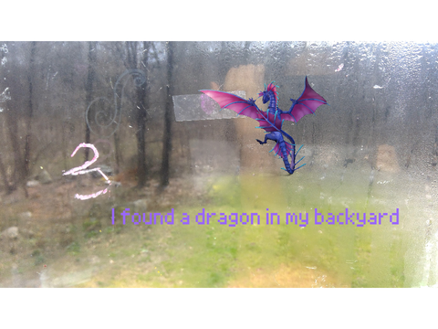 I found a dragon in my backyard