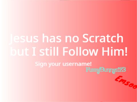 Sign your username or name if you accept Christ remix remix