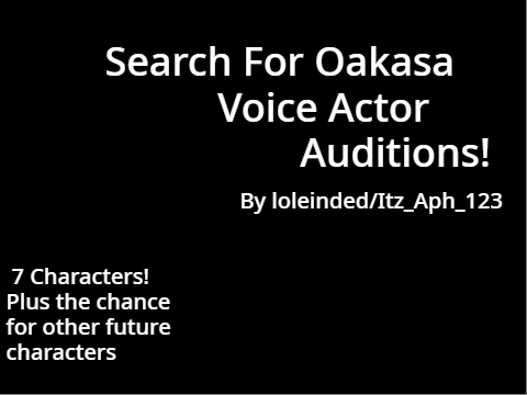 Search For Oakasa Auditions - mintfig Entry
