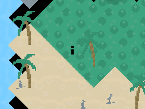 (isometric scene demo) bitmap island