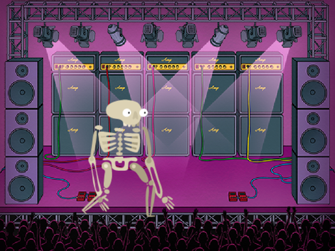 Skeleton Screaming LOUD NOISES MEME