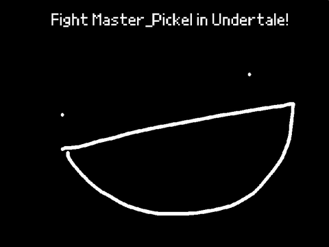 Master_Pickel Undertale Battle!
