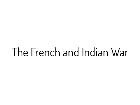 The French and Indian war (country ball) 