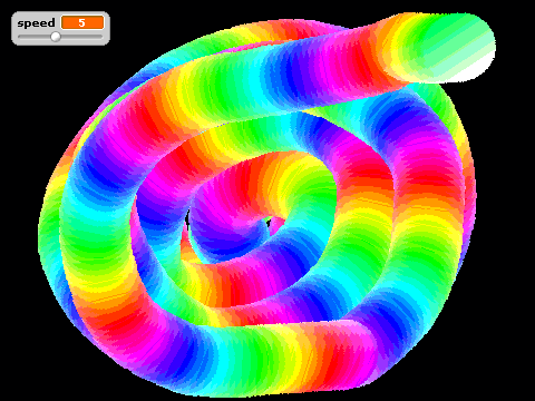 3D Worm art