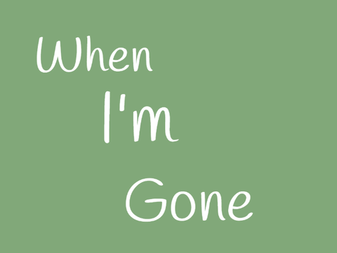 When I'm Gone cover 