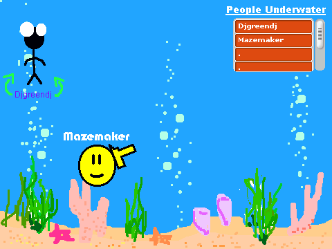 Add yourself underwater!